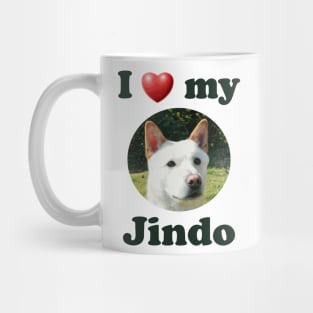 I Love My Jindo Mug